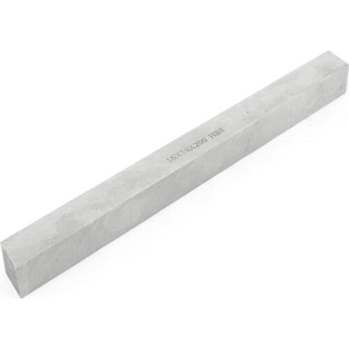 HSS Lathe Tool Bit 16mm Width 200mm Long , High Speed Steel Rectangular Fly Cutter Mill Blank, 1pcs