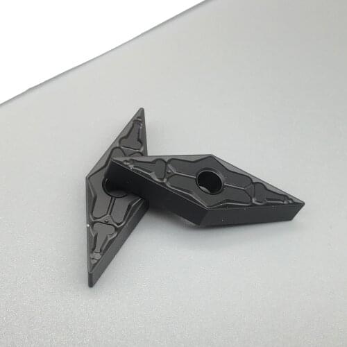 10PCS VNMG160404 TM FT4125 Lathe Tools Carbide Turning Tools For Turning Tools Carbide Turning Inserts For Steel CNC Tools