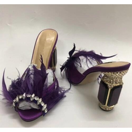 High quality peep toe high heeled pumps Crystal heels high heels sandals shoes EU35-41 BY706