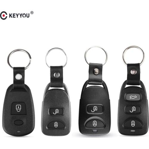 KEYYOU 1 2/2+1/3+1 Buttons Replacement Keyless Entry Remote Key Fob 3/4 Button for Hyundai for Kia Carens