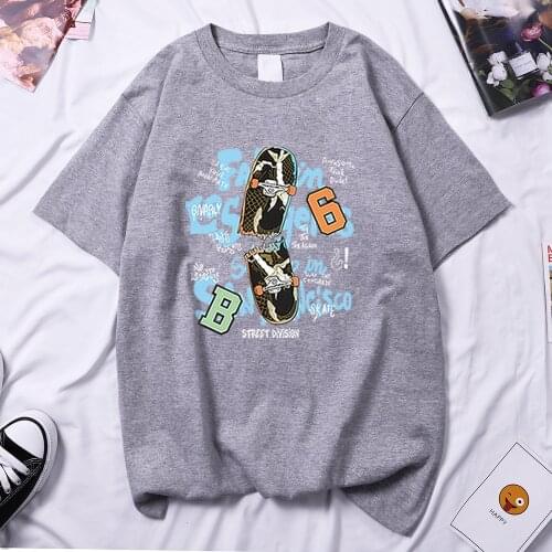 Kawaii Street Division Skateboard Woman T-Shirts Hip Hop Brand Tee Shirt Harajuku Casual T Shirts 2021 Trendy Female T Shirt