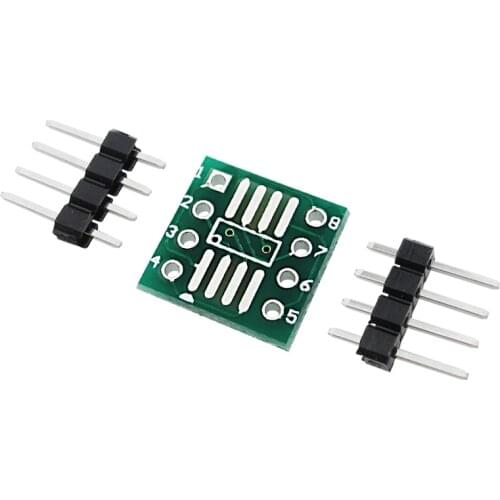 10PCS/LOT MSOP / SOIC / TSSOP SOP8 turn DIP8 IC adapter Socket / Adapter plate / PCB PB-FREE