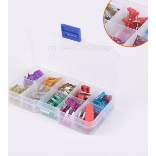 100 Piece Small Fuse Combination 3a 5a 7.5a 10a 15a 20a 25a 30a 35a 40a