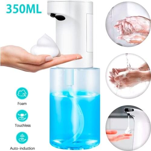 350ml Automatic Foam Soap Dispenser Touchless Sensor Liquid Soap Dispenser Hand Washing Machine for Bathroom Liquid Soap