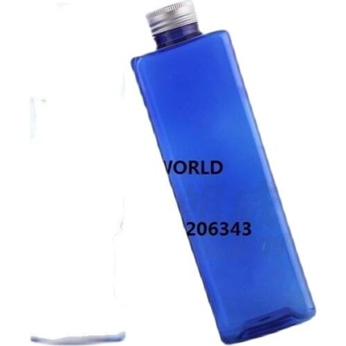 500ml transparent blue ,toilet water bottle,lotion bottle,aluminum cover bottle