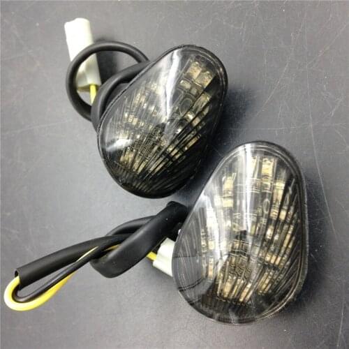 Aftermarket free shipping motorcycle parts Euro LED Flush Mount Turn Signal for YZF R1 R6 R6S 2006 2007 2008 Smoke