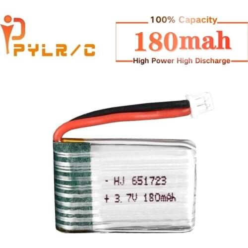 3.7v 180mah 30C For H20 U839 S8 M67 Drones Battery RC Quadcopter Spare parts 3.7v LiPo Battery for H36F H36 H56 toys Helicopter