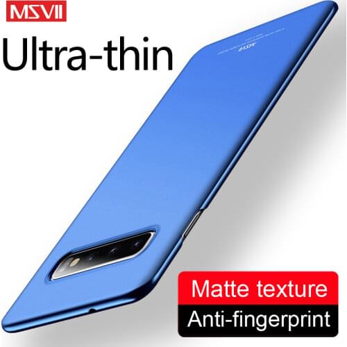 S10 Plus Case Msvii Frosted Cover For Samsung Galaxy S10 Plus S9 Case S10 E Lite PC Cover For Samsung S10 S9 S8 Plus S10E Cases