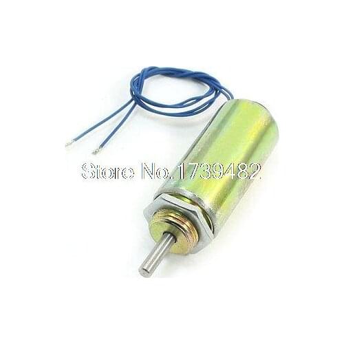 250g Force 10mm Tubular Push Type Electric Solenoid Electromagnet 12V