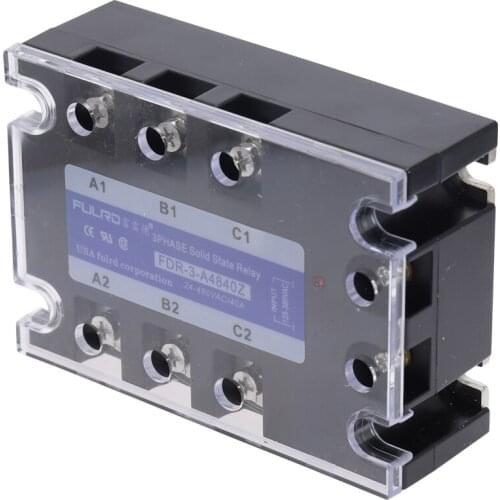 FDR-3-A4840Z Three Phase Solid State Relay AC480V 40A AC control AC Solid State Relay SSR AC-AC AC125-380V Control AC24-480V