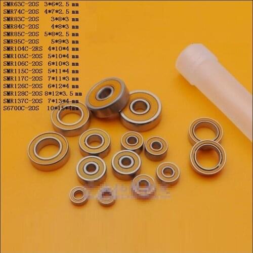 SMR85C-2OS/SMR95C-2OS/SMR104C-2RS/SMR105C-2OS Fishing Reel Bearing Orange Rubber Stainless Steel Hybrid Ceramic Ball Bearing