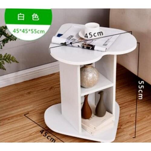 45*45*55CM Heart Shape Coffee Table Balcony Tea Table Modern Bedside Table Sofa Side Table