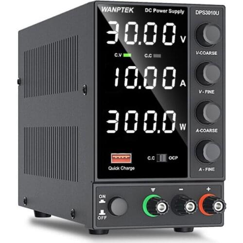 Wanptek DPS3010U 30V 10A USB DC Laboratory Power Supply Adjustable 60V 5A Voltage Regulator Stabilizer Switching Power Supply