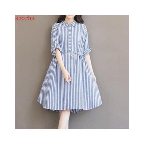 Summer Women Maternity Dresses for Pregnant Women Loose Clothing Maternity Fashion Stripe Home Mother Clothes Dress