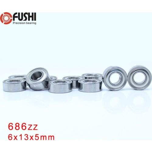 686ZZ ABEC-5 (100PCS) 6x13x5mm Miniature Ball Bearings 618/6ZZ EMQ Z3V3