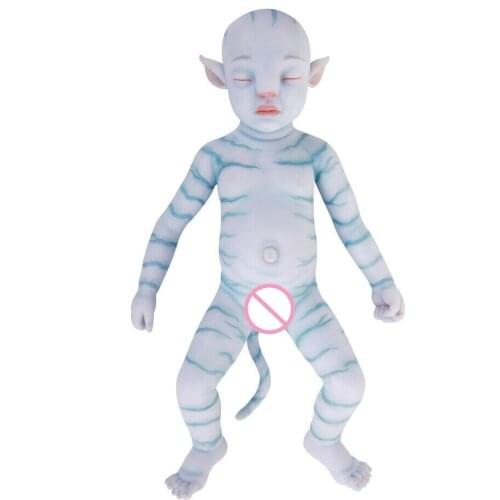 20'' Fariy Fashion Newborn Baby Eyes Closed Girl Sleeping Siliocne Doll