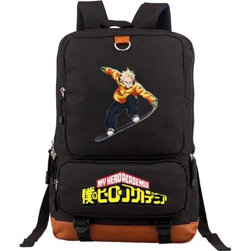 My hero academia Hip-hop Fashion Travel Laptop Backpack Oxford Students School Bags for Boy Girl Youth Casual Daypacks