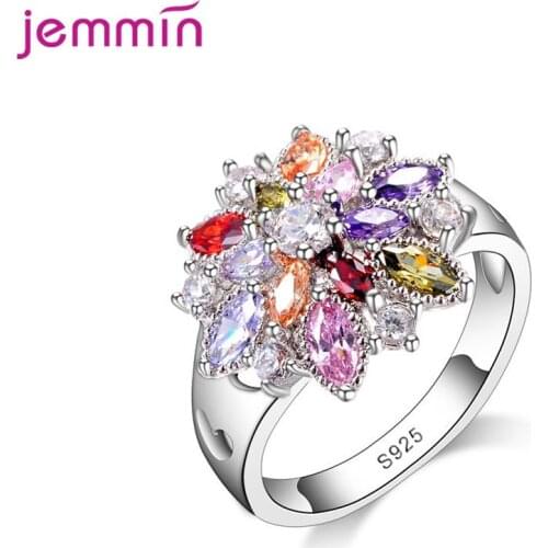 Genuine 925 Sterling Silver Rings for Women Hollow Lover Heart Engagement Ring Bijoux Bague Gift AAAA CZ Zircon Wedding Jewelry