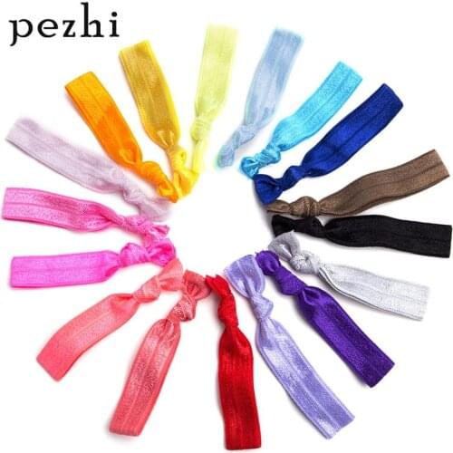 30pcs multicolor black knotted hair ring 1cm headband girl women flat headband can be used as bracelet Hair Rope HairAccessories