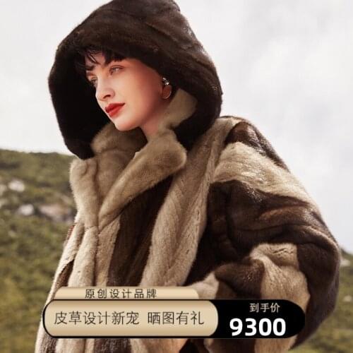 OLOEY Natural Fur Coats