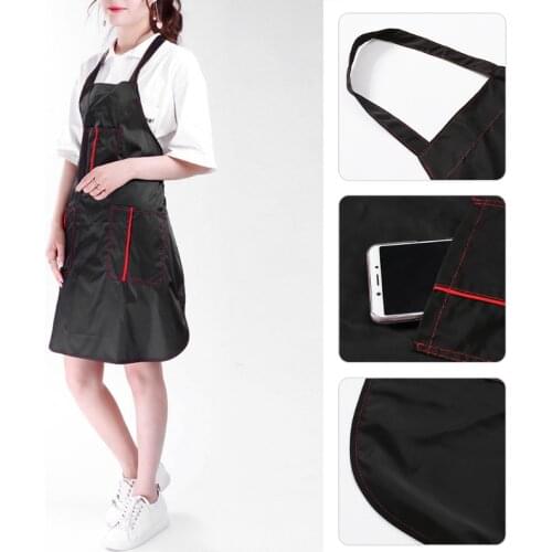 Pro Salon Barber Hair Cutting Gown Cape Hairdressing Hairdresser Apron 3 Pockets