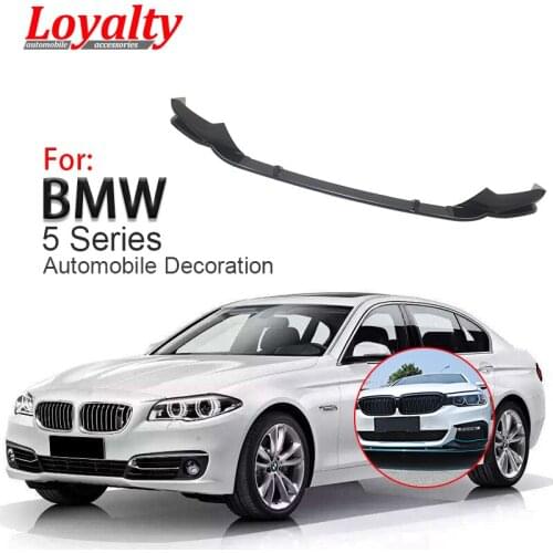 Loyalty for 2017 2018 BMW 5 Series G30 M-Performance Front Bumper Lip Spoiler Gloss Black Car Accessories