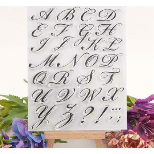 Transparent Letter Stamp Diy Hand Account Scrapbook Scrapbook Finished Product Chapter Stamp