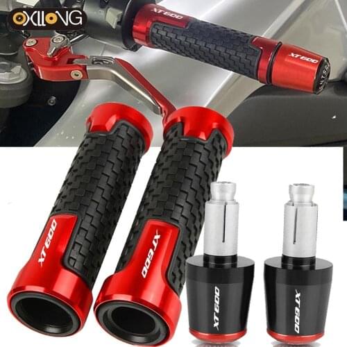 For Yamaha XT600/XT600E/XT600Z/XT600ZE TENERE XT 600 E Z ZE 1984-2006 7/8"22mm Handlebar Grips Hand Bar Ends Handle Cap Plugs