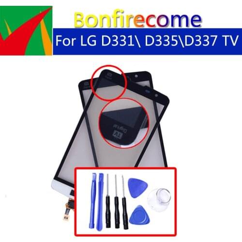 Touchscreen For LG L Bello D331 D335 D337 Touch Screen Digitizer LCD Display Front Glass Panel Sensor Replacement 5.0 inch