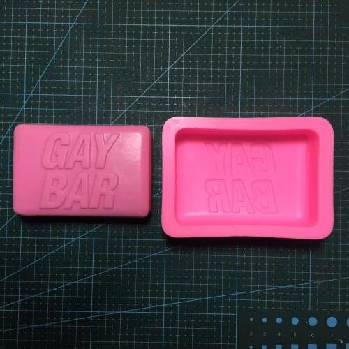 Gay bar Silicone Mold Soap Mold Candle Molds Handmade Chocolate Animal Cake Decorating Tools Mold