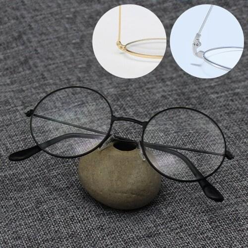 Fashion Vintage Retro Metal Frame Clear Lens Glasses Nerd Geek Eyewear Eyeglasses Oversized Round Circle Eye Glasses Frame