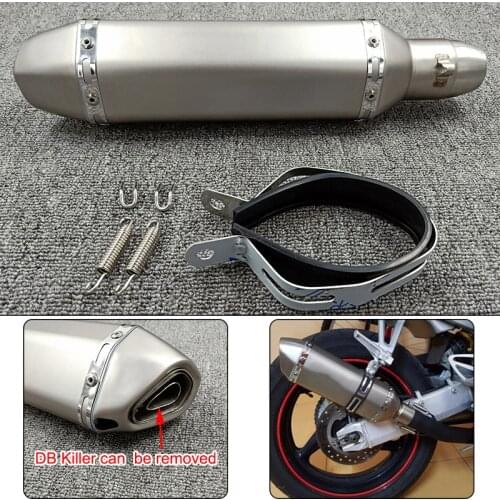 Exhaust Motorcycle Accessories Motocross motos Modify Exhaust Muffler 51mm Universal for Kawasaki Z750 MT 07 Z900