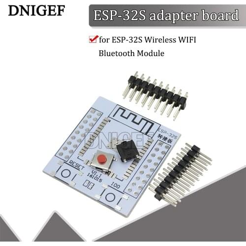1 PCS ESP-32S Adapter Board Pinboard Convertor Module ESP32S Adapter Board Support for ESP-32S Wireless WIFI Bluetooth Module