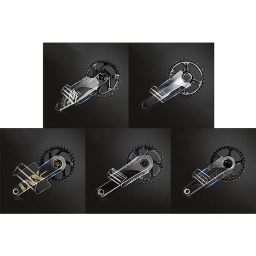 3 Sheets Mountain Bike Crank Protective Film Cover Carbon Fiber Universal Tooth Plate Anti-collision MTB Crank Stickers
