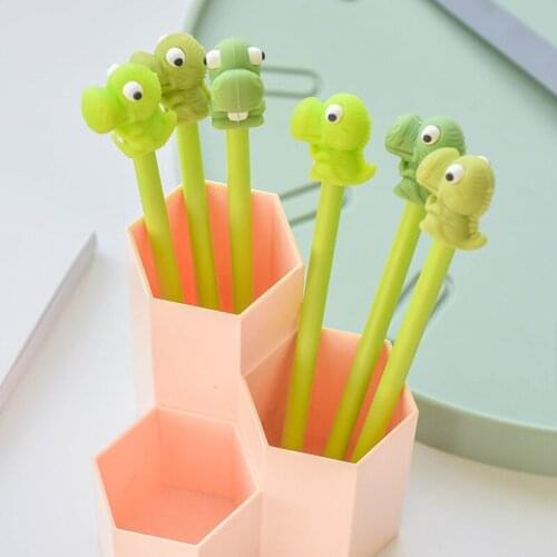 36PCS Dinosaur Neutral Student Cute Pen Factory Direct Modeling Gel Pen Kawaii School Supplies Stationery