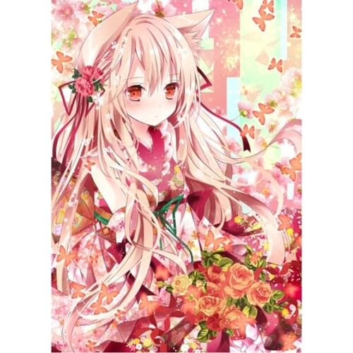 Diy 5d diamond painting cartoon girl full drill square round cross stitch mosaic painting diamond art Game fairy decor YG1946