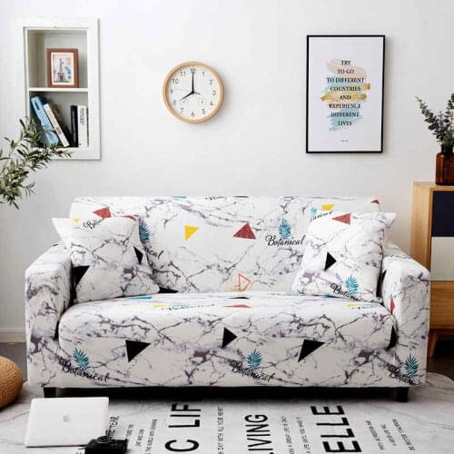 Geometric Slipcover Stretch Sofa Covers Furniture Protector Polyester Love seat Couch Cover Sofa Towel 1-4-Seater