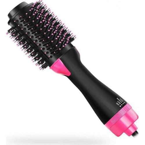 Hair Dryer Hot Air Brush Styler And Volumizer Straightener Curler Comb Roller One Step Electric Ion Blow Dryer Brush Convenient