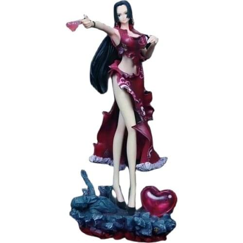 35CM Anime Figure Flag Diamond Ship Code B Boa Hancock Action PVC Figure Collectible Model Toy Boy Gift Detachable Clothes