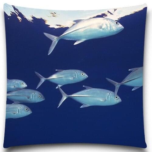 Fish Koi Goldfish For 18*18 inch etc 5 size 9 style Pillow Cases Home Decorative for Square Vintage Printed Coffee Shop Texitles