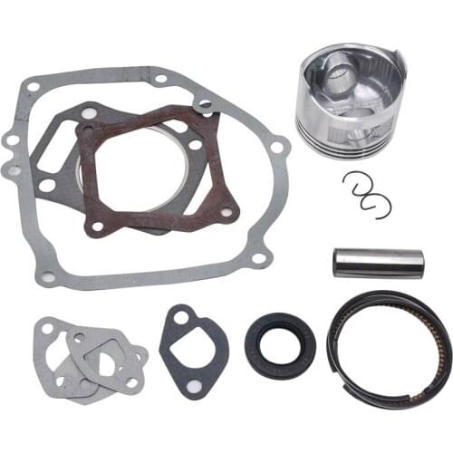 68mm Piston Rings Gasket Oil Seal Rebuild Kit for Honda GX160 GX200 168F 5.5/6.5HP 2-3.5Kw Generator Trimmer Engine