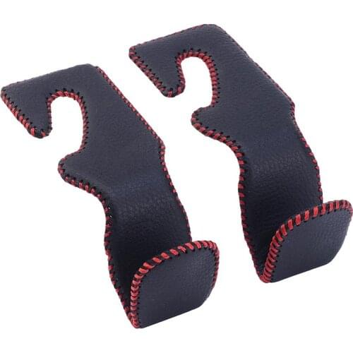 Car Seat Hook Seat Headrest Hooks Organizer Hanger Automobile Interior Storage Hook For Handbag Clothes Grocery 2 Pieces