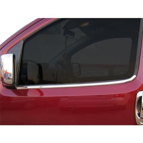 For Citroen Nemo 2008 Model And Above 2 Piece Stainless Steel Window Frame Trim