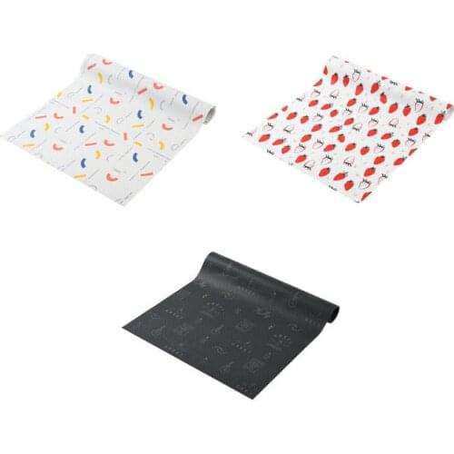 Drawer Shelf Liner Premium Non-Adhesive Drawer Cabinet Liners Non-Slip Waterproof Pad for Household Kitchen