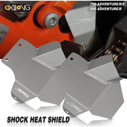 Shock heat shield Heat Shield Cover FOR 790 890 ADVENTURE S R 2018 2019 2020 2021 890 ADVENTURE R 2020-2021 SHOCK HEAT SHIELD