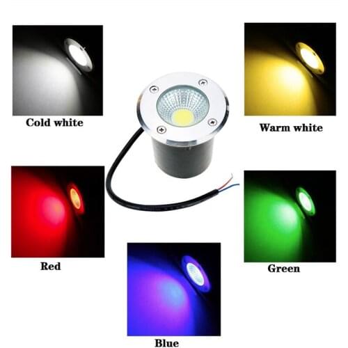 SNYKA IP68 Waterproof LED Underground Light 5W 10W Outdoor Ground Garden Path Floor Buried Yard Spot Landscape AC85-265V DC12V