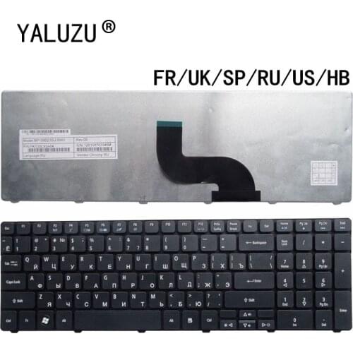 US/UK/SP/RU/FR/HB Laptop Keyboard FOR Acer Aspire 7738 5538 5741 7551 p5we 5749 5750 5560 5560G 5552G 7741G 7741Z 7745G