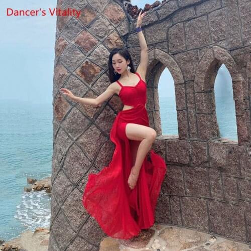 Belly Dance Skirt Female Adult Temperament Rlegant Dress Practice Clothes New Summer Profession Performance Clothing