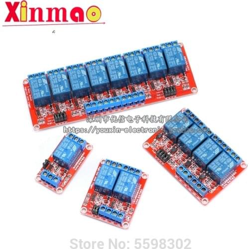 1PCS 1 / 2 / 4 / 8-way 24V relay module optocoupler isolation high and low level trigger