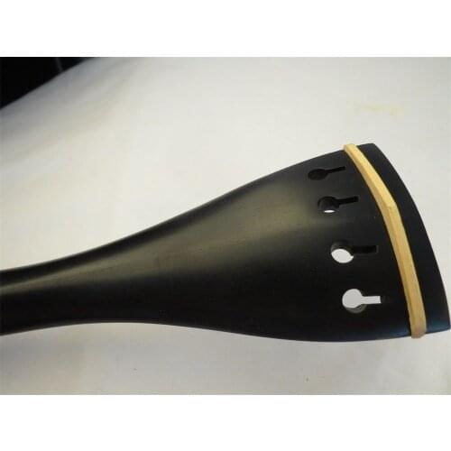 1pcs Ebony cellio tailpieces 4/4 with tail gut,beautiful boxwood ornament